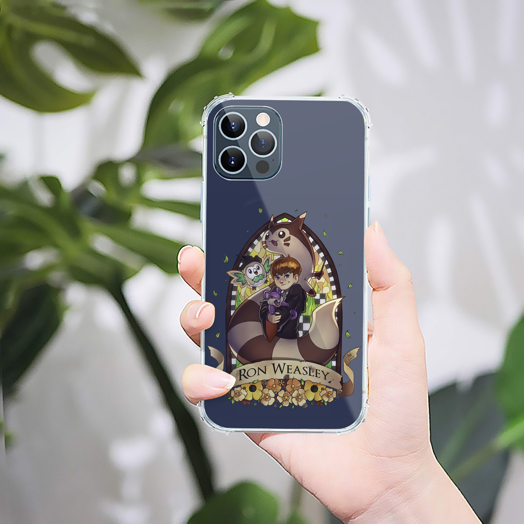 （画像用） Harry Potter ハリー・ポッターシリーズ 【iPhone 12シリーズ対応】透明スマホケース（クリアソフトケース）
